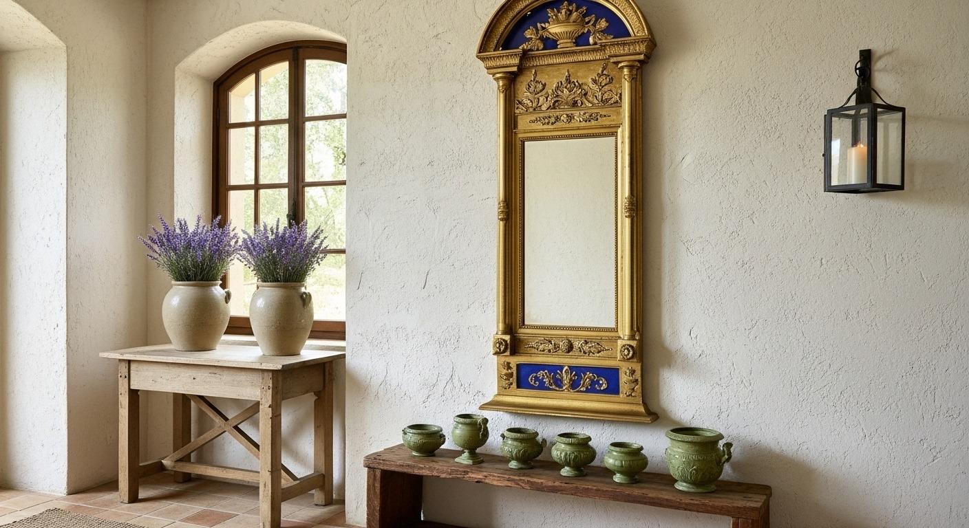 Stucco & Giltwood Vignette